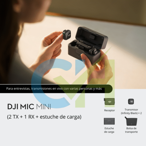 DJI Mic Mini (2 TX + 1 RX + case de carga)